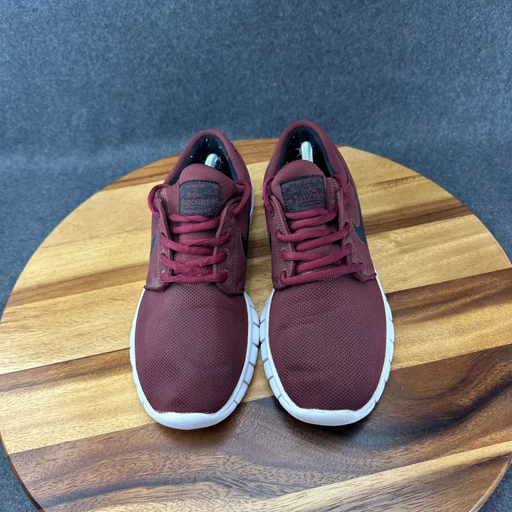 Nike SB Stefan Janoski Max Burgundy Kids 6.5Y Womens 8 905217-601